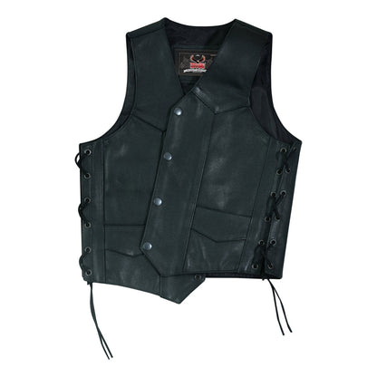 Kids Traditional Style Side Lace Vest