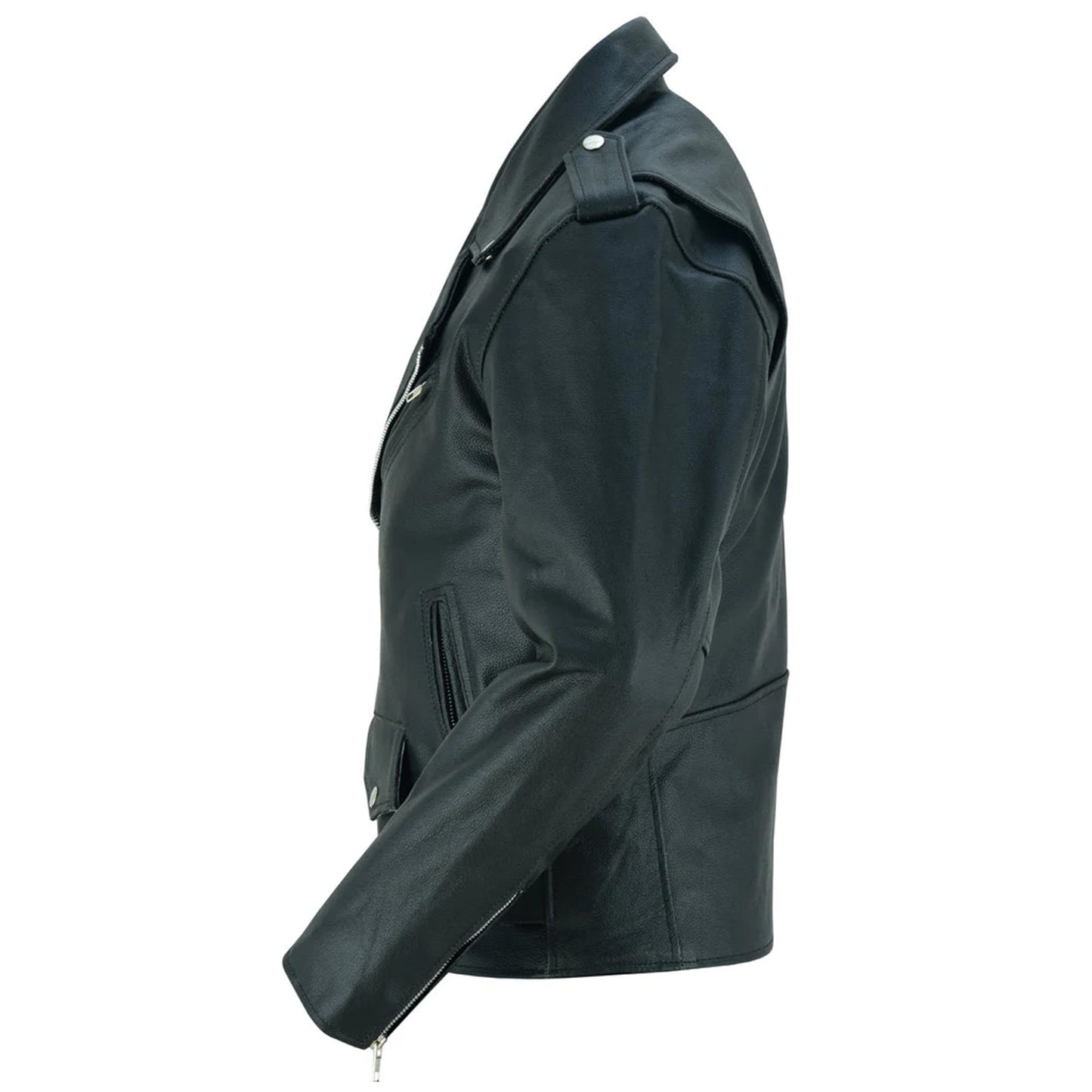 Men's Premium Classic Plain Side Police Style Jacket