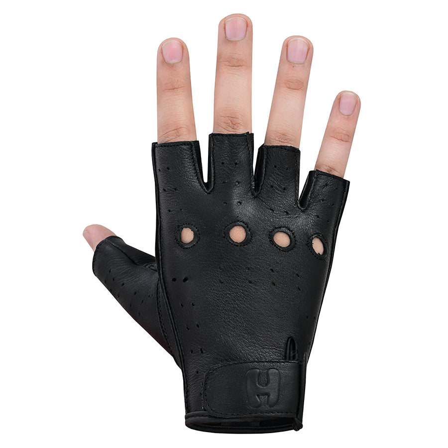 Ladies Water Resistant Deerskin Fingerless Gloves