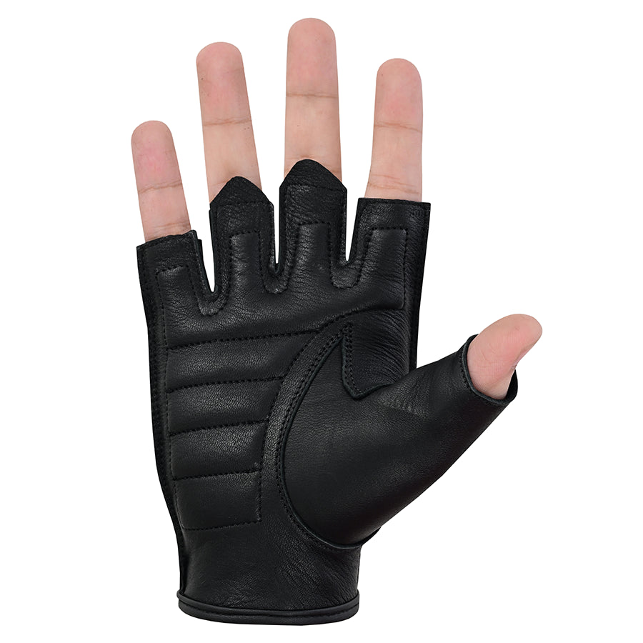 Ladies Water Resistant Deerskin Fingerless Gloves