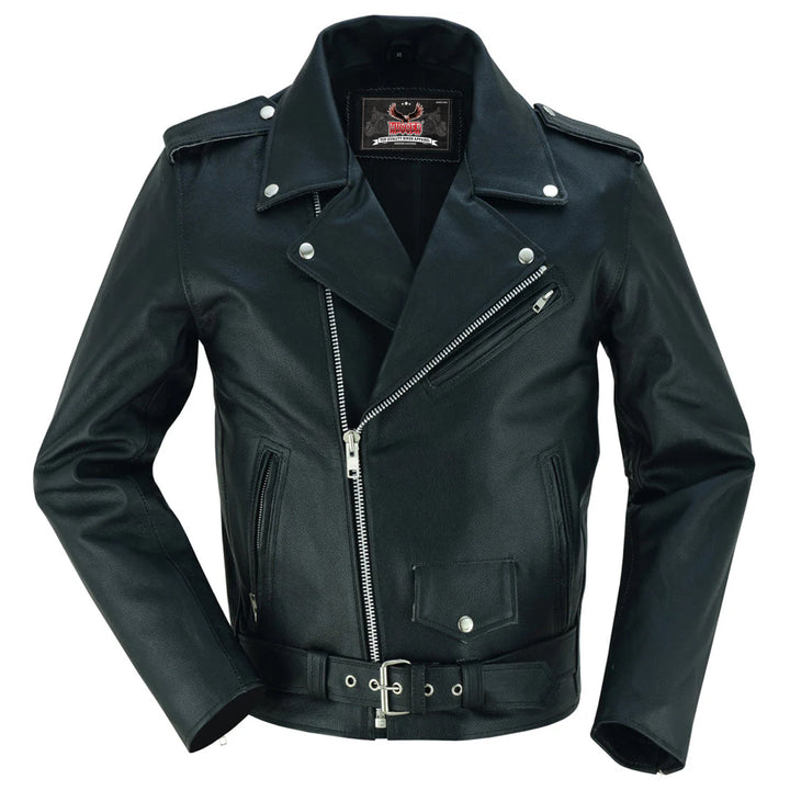 Men's Premium Classic Plain Side Police Style Jacket