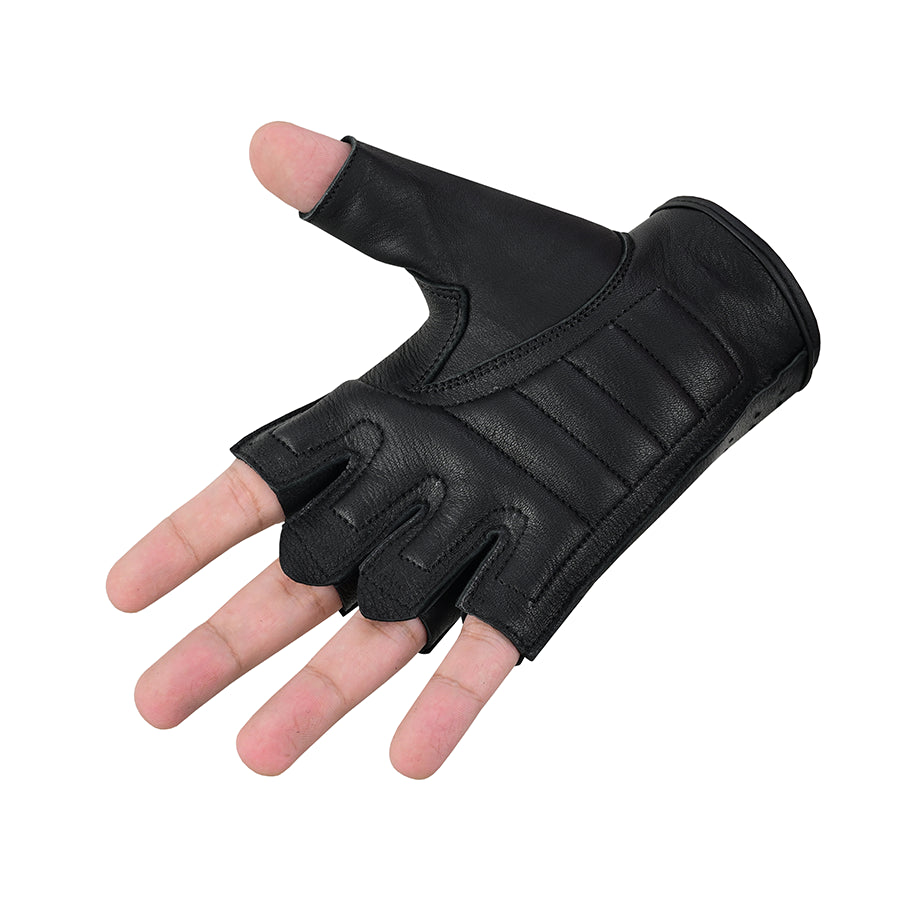 Ladies Water Resistant Deerskin Fingerless Gloves