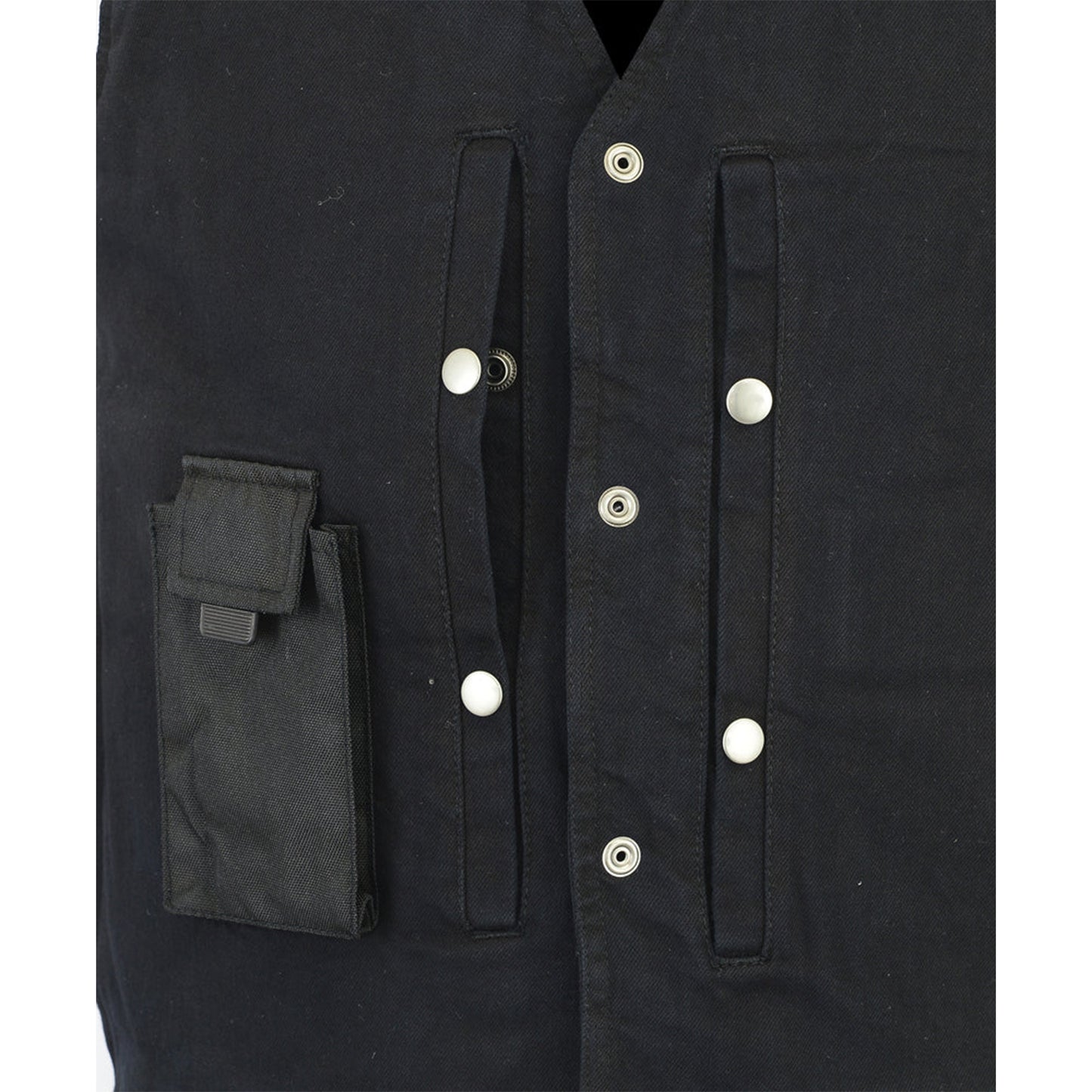 Men's Single Back Panel Denim Vest