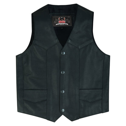 Kids Traditional Style Plain Side Vest