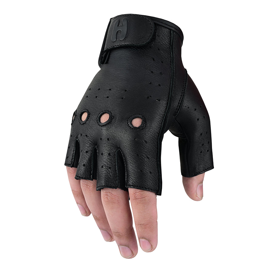 Ladies Water Resistant Deerskin Fingerless Gloves