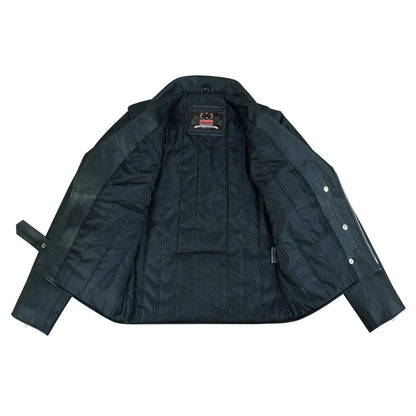 Men's Premium Classic Plain Side Police Style Jacket