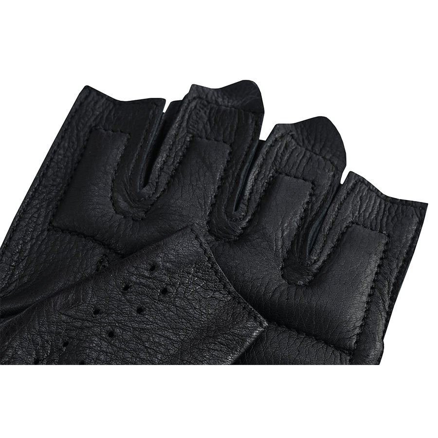 Ladies Water Resistant Deerskin Fingerless Gloves