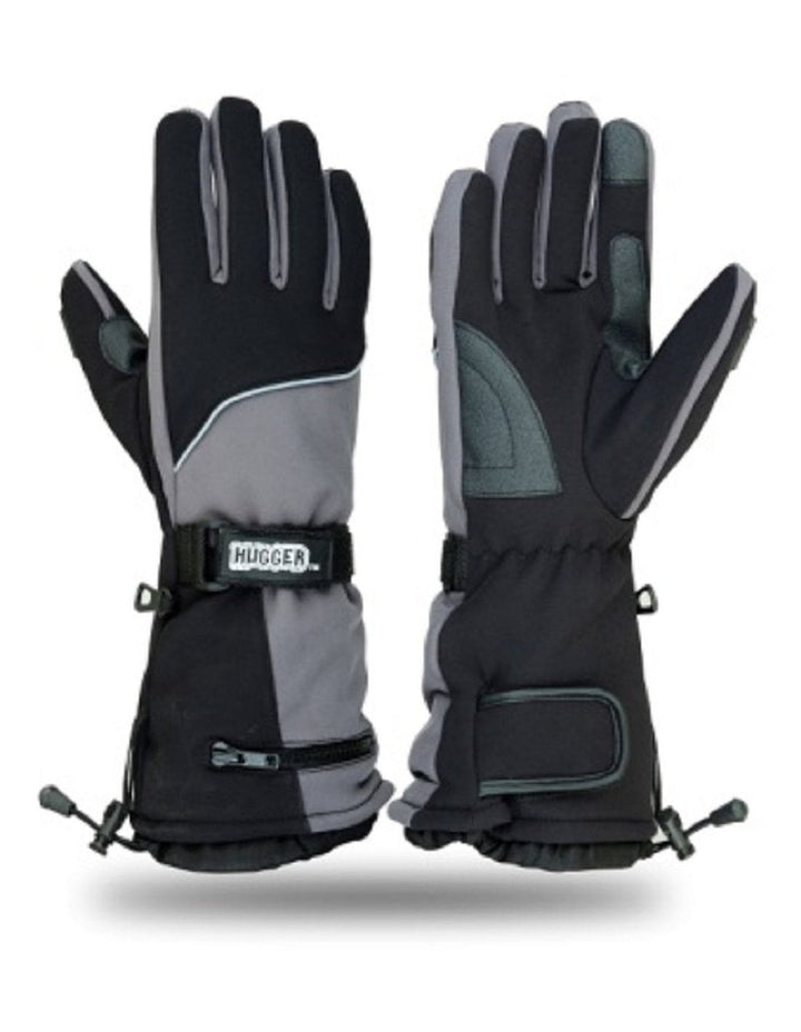 Hugger Glove Men's Textile Gauntlet Snowmobile Gloves or Motorcycle Gloves