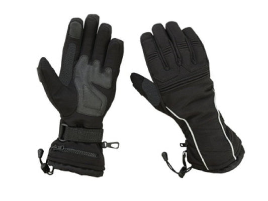 Hugger Women's Textile Gauntlet Snowmobile Ski Driving Winter Gloves