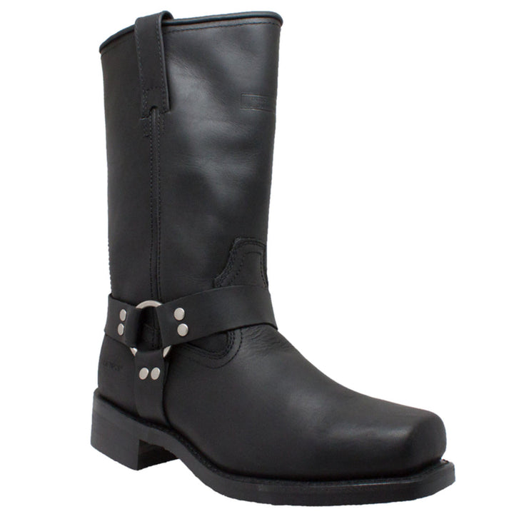 Blacktread Men’s leather motorcycle boots