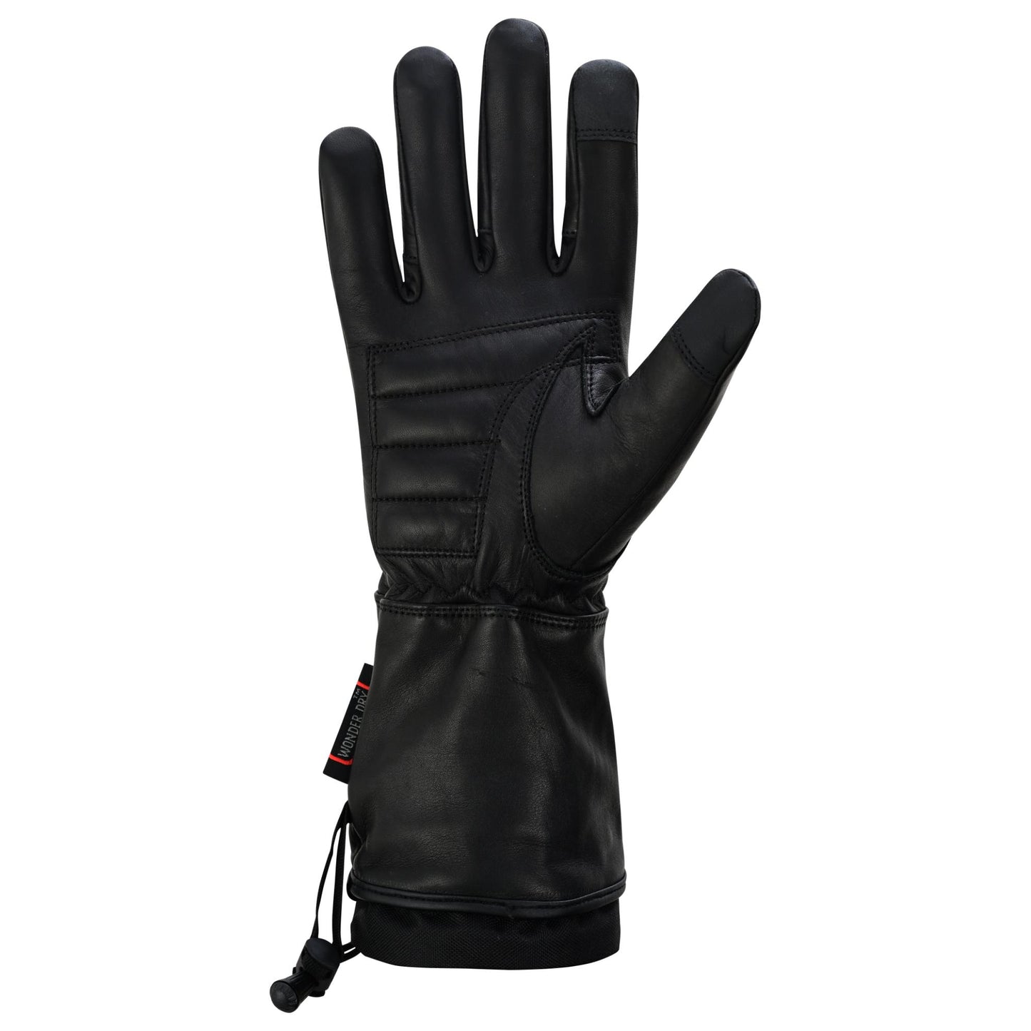 Men's Lined Technaline Leather, Classic Gauntlet Gloves, Water Resistant