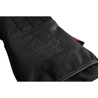 Men's Lined Technaline Leather, Classic Gauntlet Gloves, Water Resistant