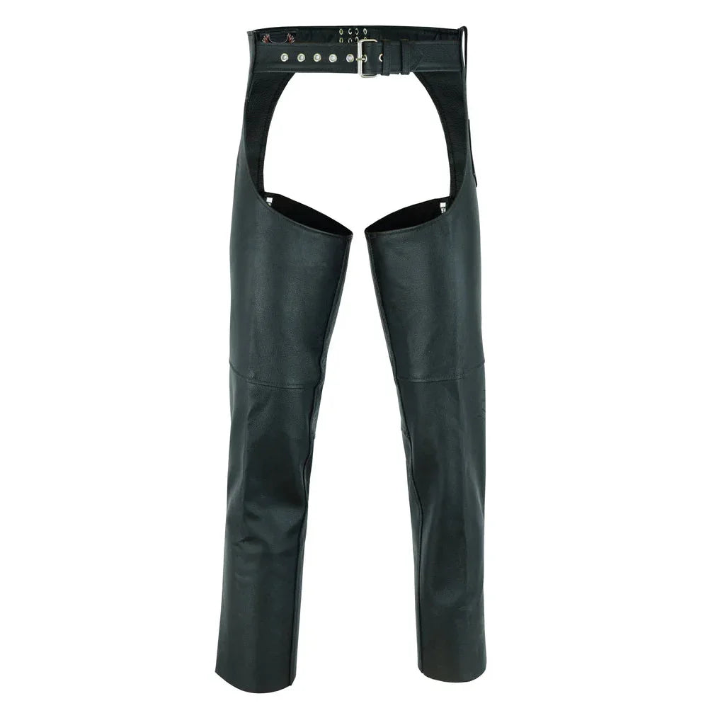 ChapsHold Unisex leather motorcycle chaps