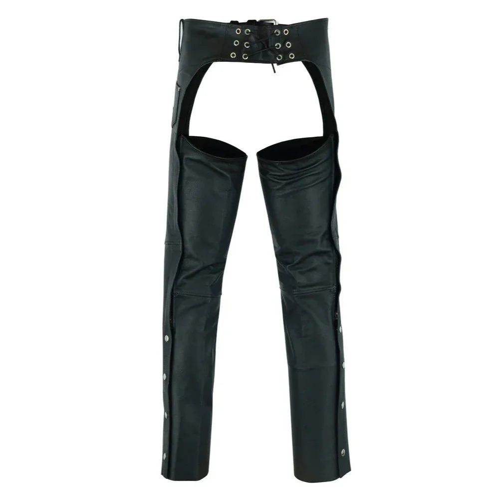 ChapsHold Unisex leather motorcycle chaps
