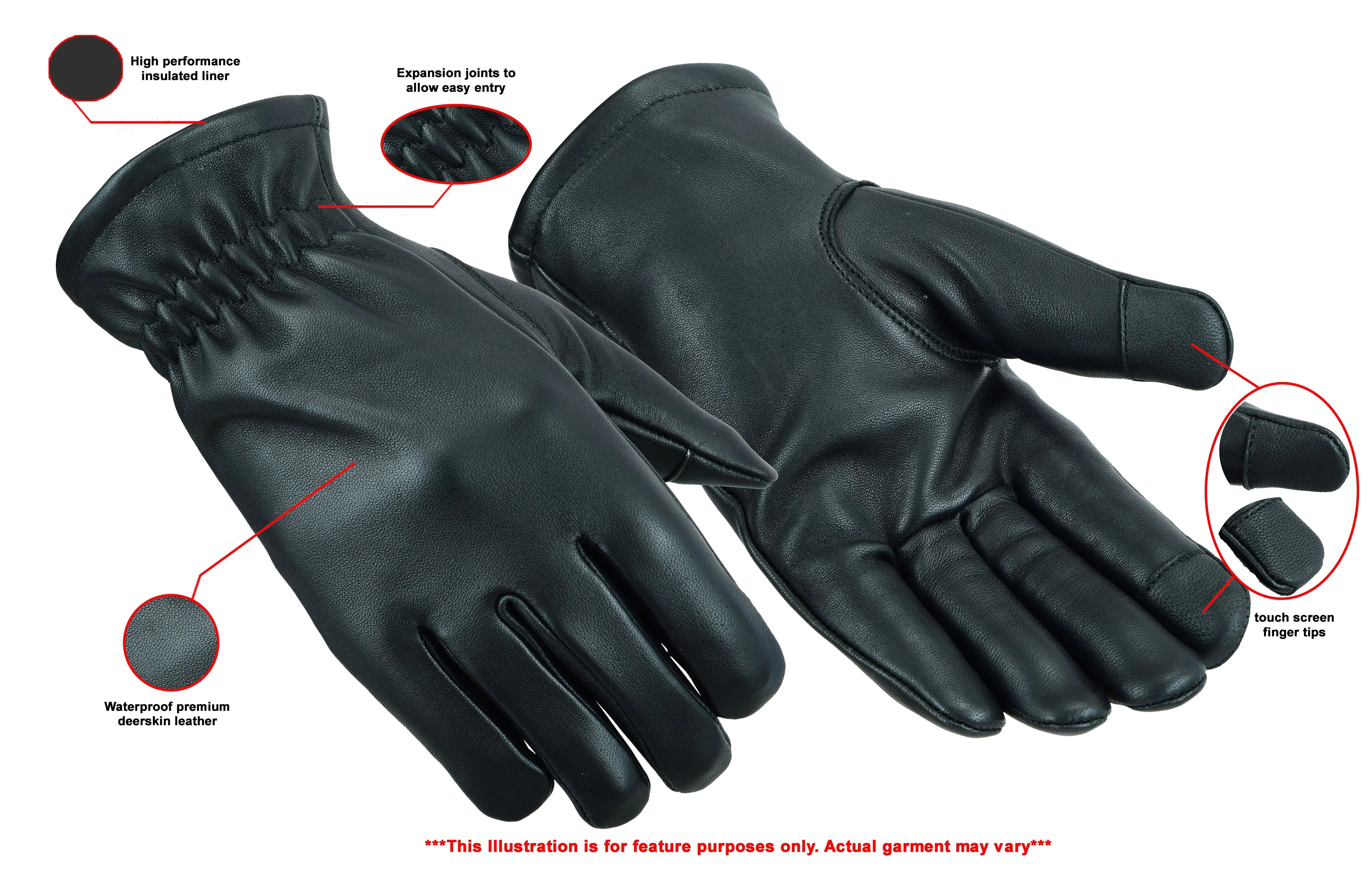 【貴重な未使用】90年代〜 アメリカ製　DEERSKIN GLOVES ブラック 貴重な未使用】90年代〜 アメリカ製 DEERSKIN GLOVES ブラック