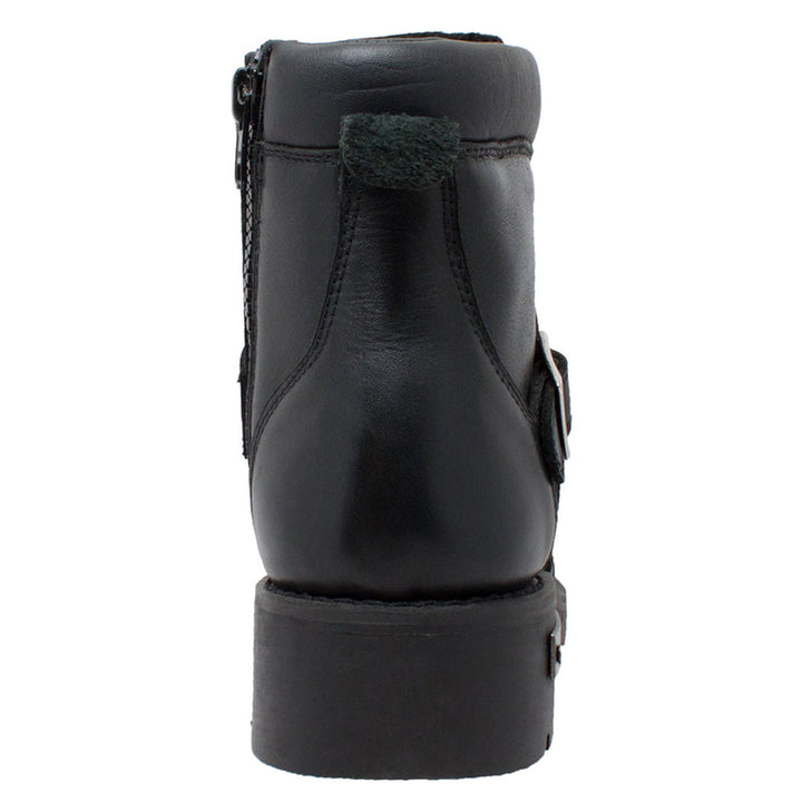 Edgewalker Men's 6" Black Motorcycle Boots