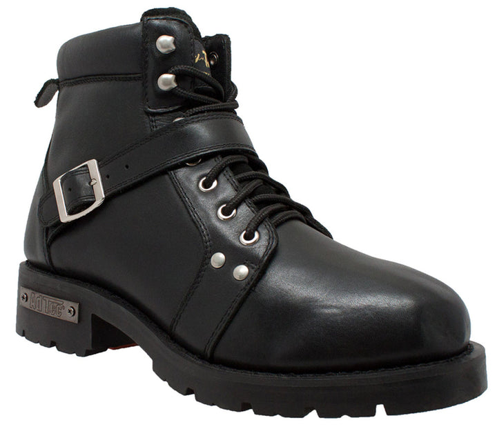 Edgewalker Men's 6" Black Motorcycle Boots