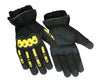Precinct One Fire Resistant Leather Extrication Hard Knuckle Protective Glove with Kevlar Liner for Police and Firefighters