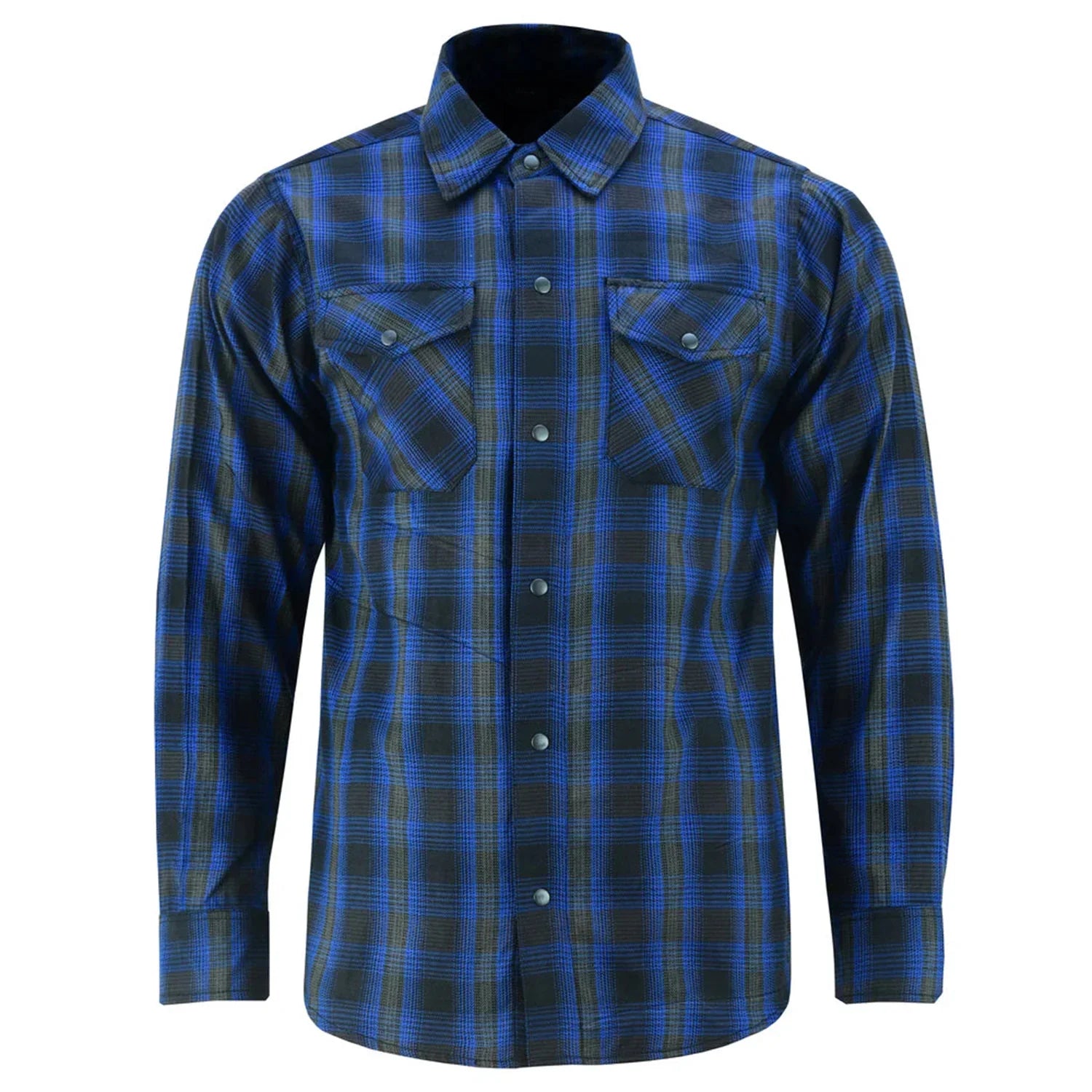 Flannel Shirt - Daze Blue and Black Lumberjack Shirt