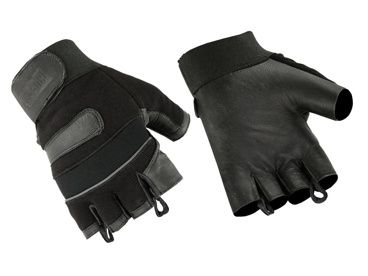 Golfinger Men's fingerless leather gloves
