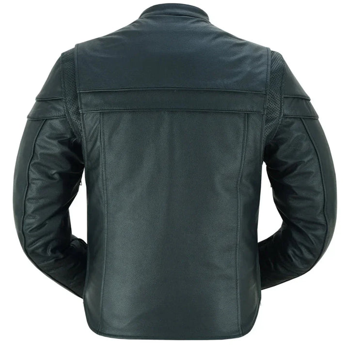 Gridlock Leather Motorcycle Jacket