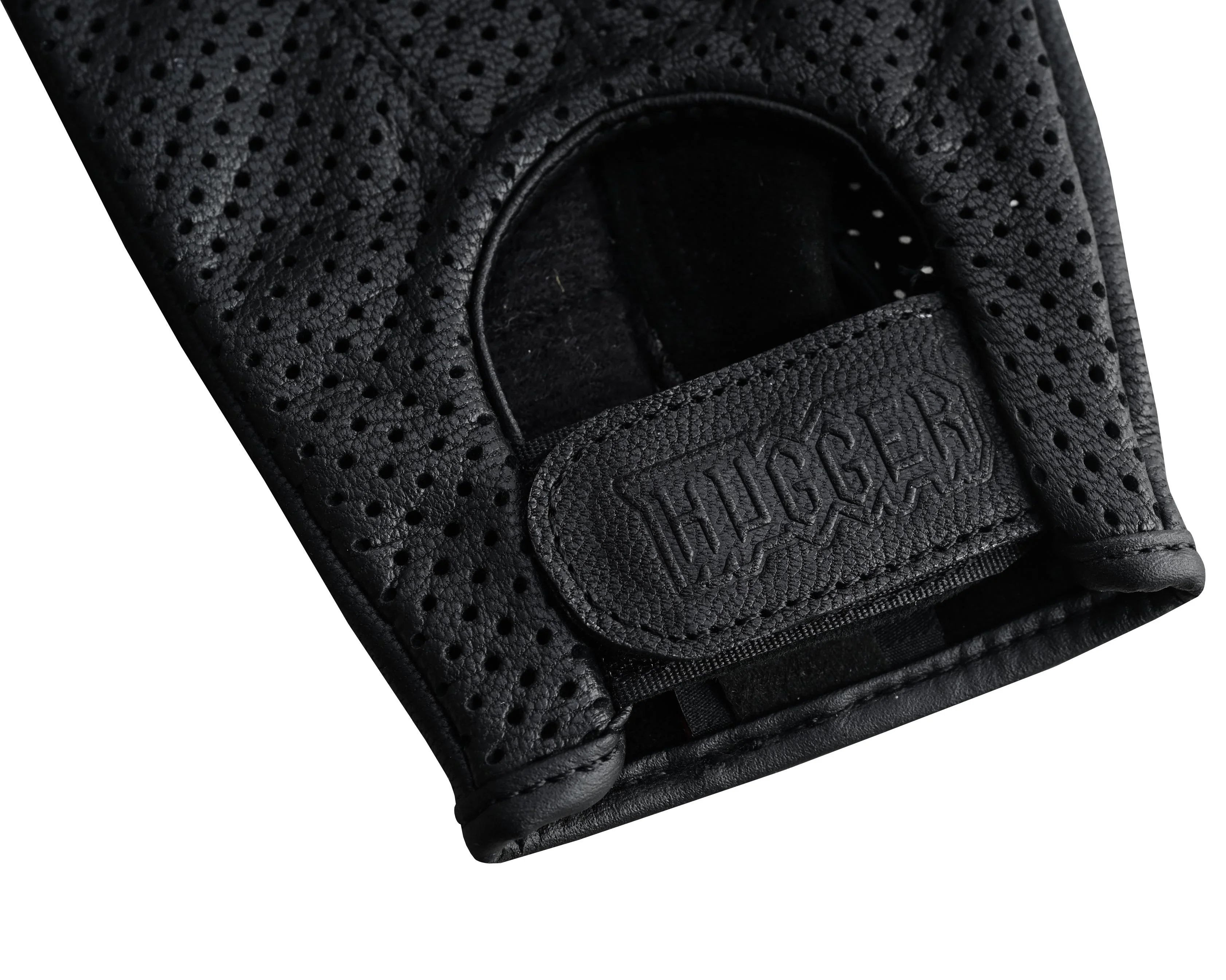 Gripman Men's fingerless leather gloves