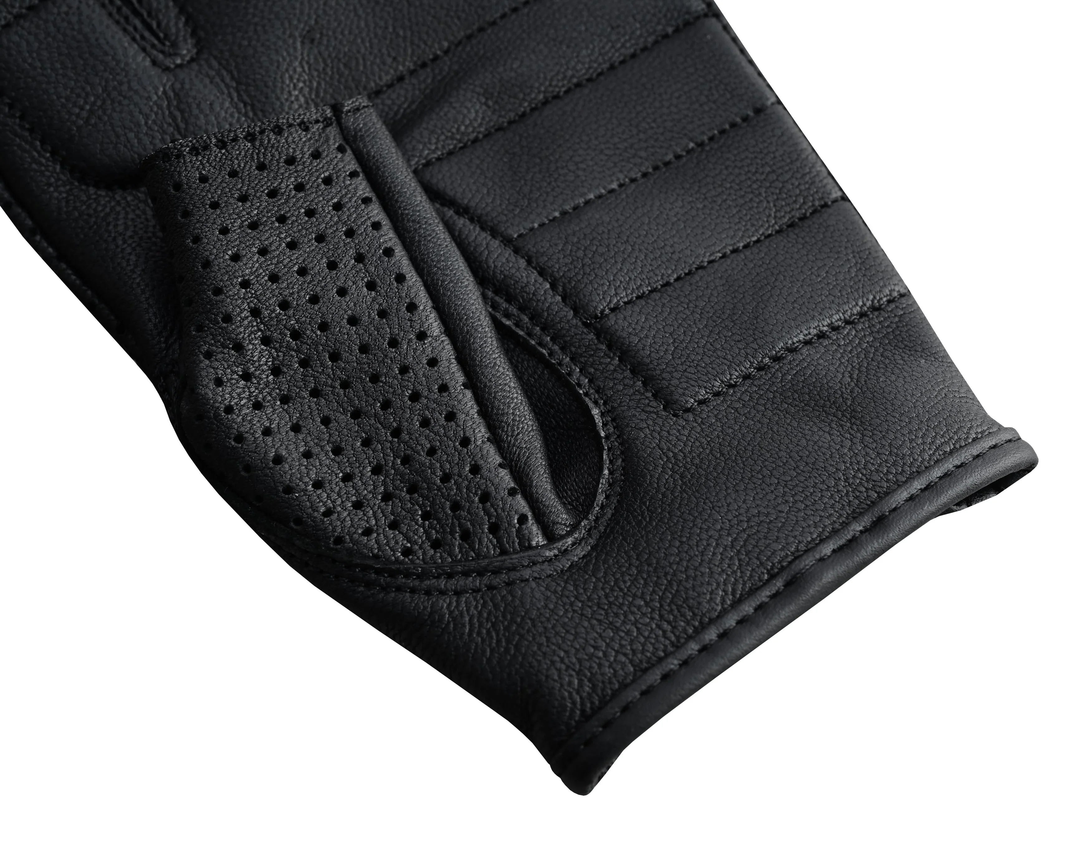 Gripman Men's fingerless leather gloves