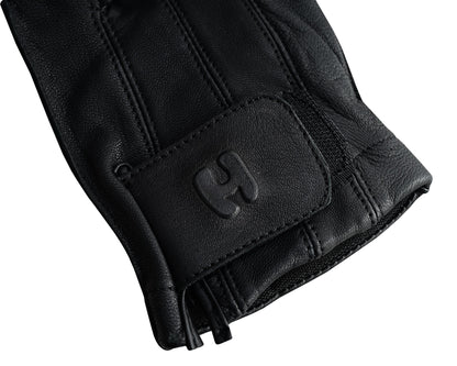 Hugger Affordable Men's Gel Padded Palm Fingerless Motorcycle Gloves