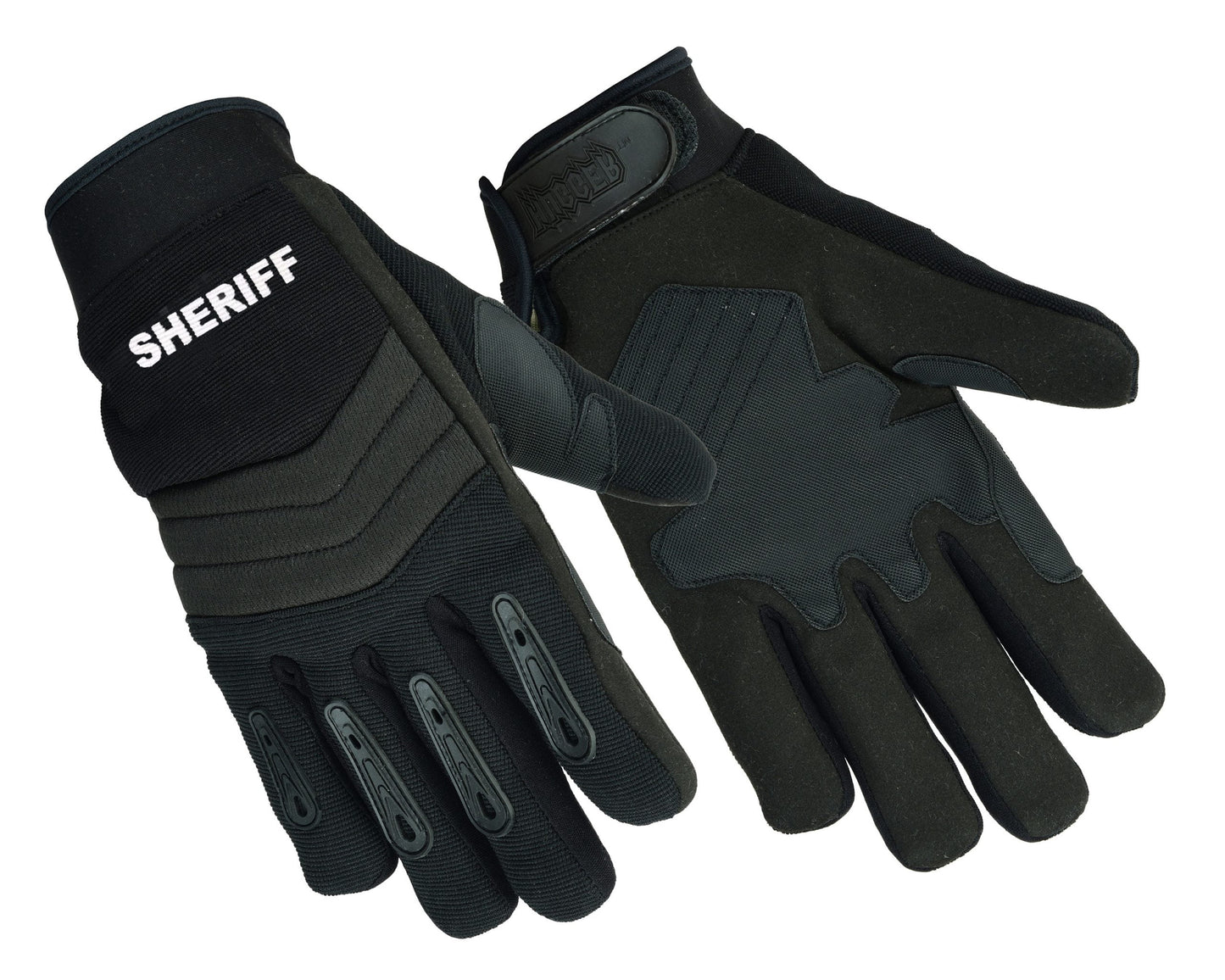 Air Cooled Breathable No Sweat Knit Police, Sheriff Safety Glove with Kevlar Lining