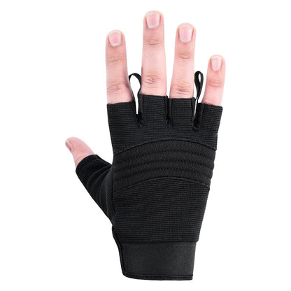 Women's Air Cooled No Sweat Knit Extreme Comfort Fingerless Riding Gloves