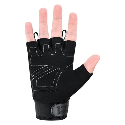 Women's Air Cooled No Sweat Knit Extreme Comfort Fingerless Riding Gloves