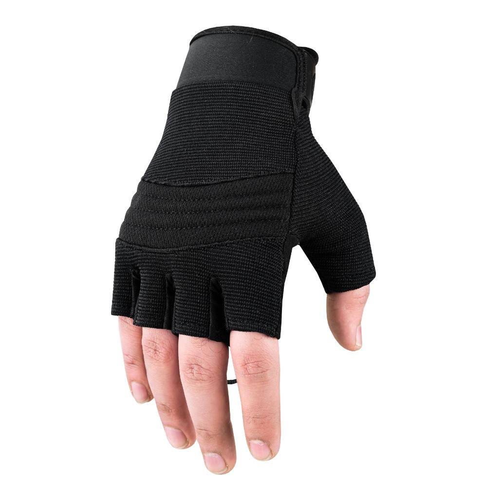 Women's Air Cooled No Sweat Knit Extreme Comfort Fingerless Riding Gloves