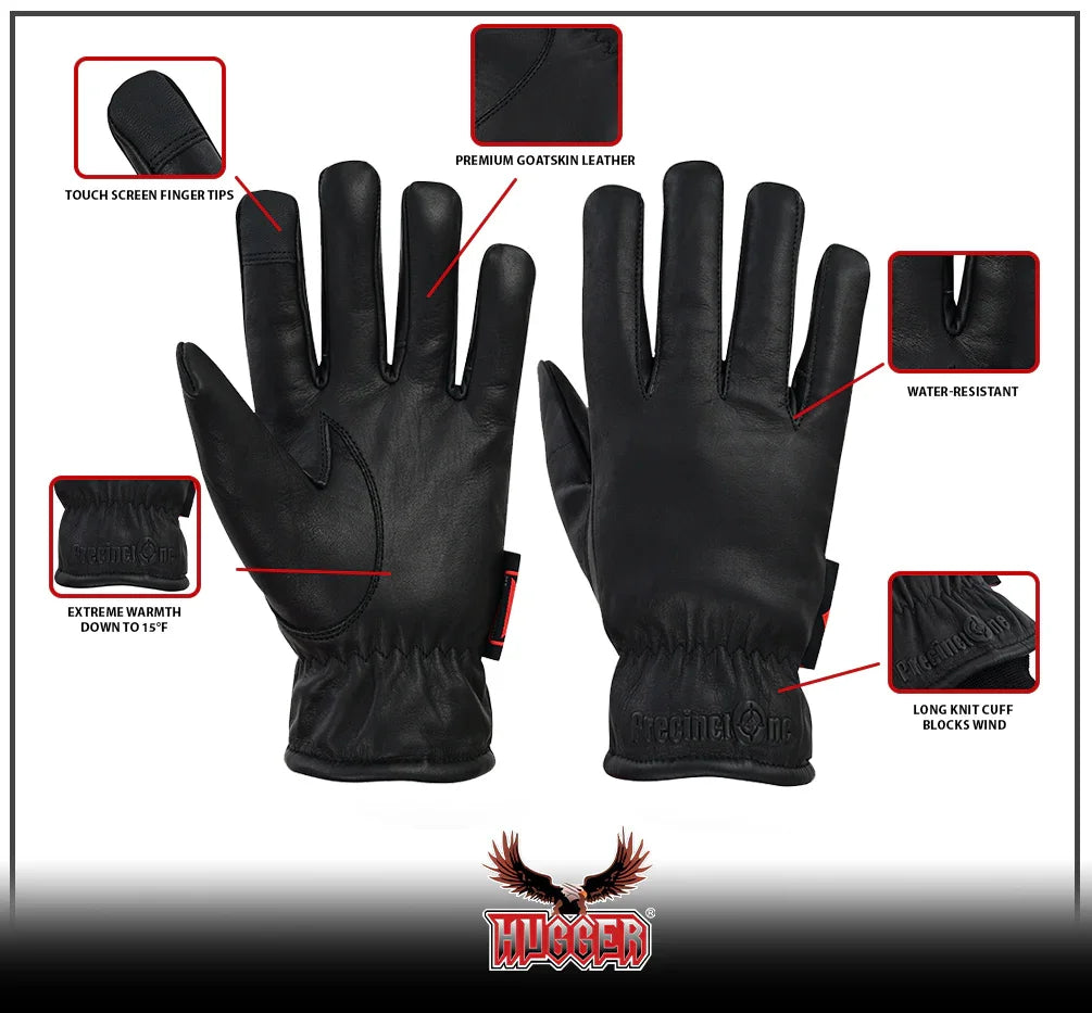 Heatron Men's Water Resistant Lined Gloves
