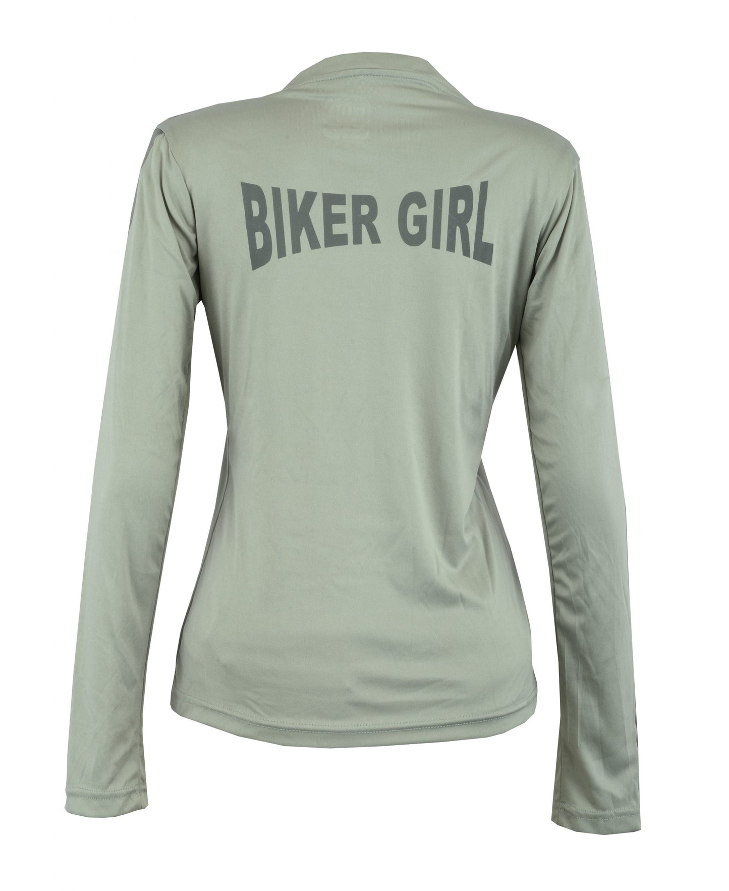 Women's High Visibility Dri Fit Polyester Shirt for Motorcycle Riding, Walking/Running, and Cycling