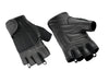 Leatherium Men's fingerless leather gloves