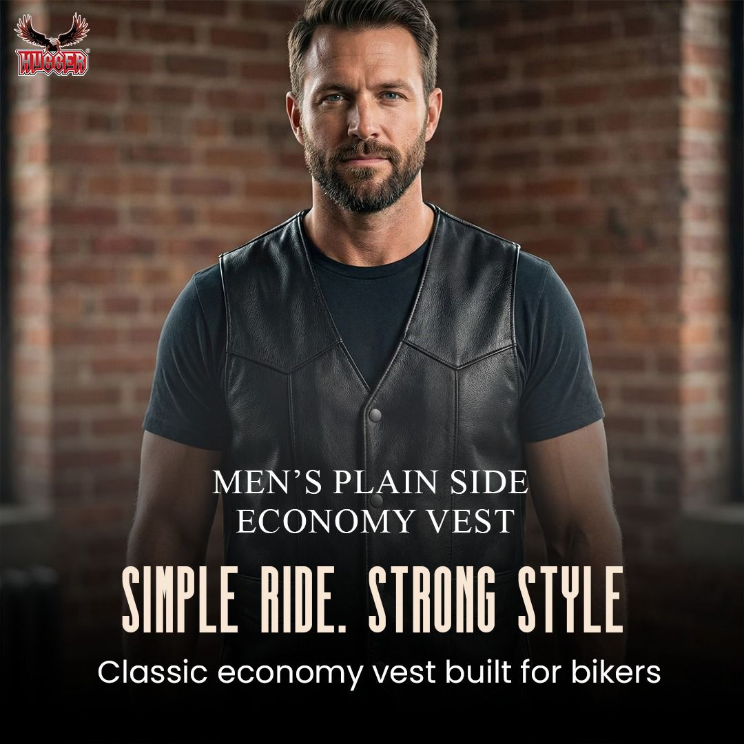 Men's Plain Side Economy Vest