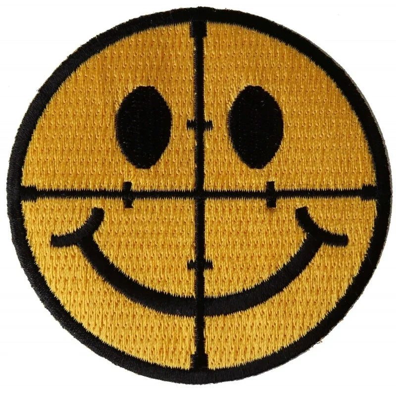 P6548 Sniper Scope Smiley Face Patch – Hugger Gloves