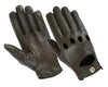 NEW Men's Water Resistant Perforated Leather Driving, Riding, Motorcycle Gloves