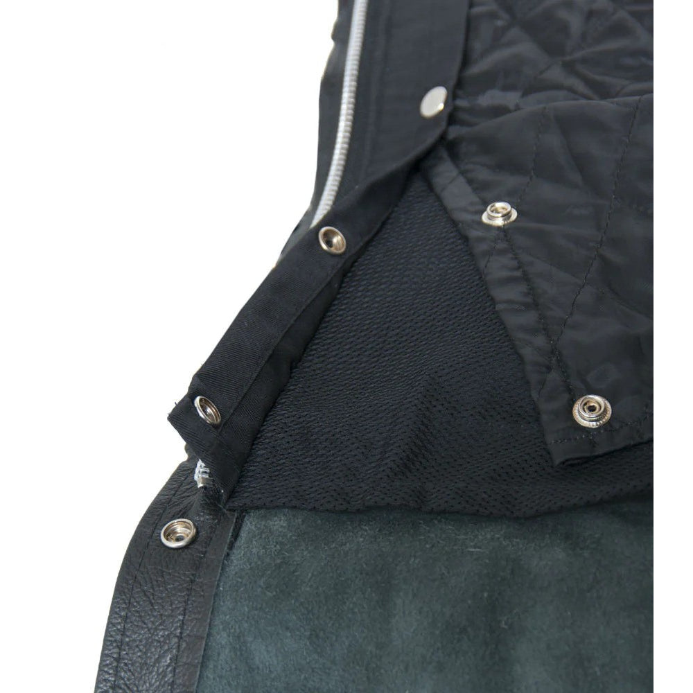 Pocketeer Unisex Leather Motorcycle Chaps