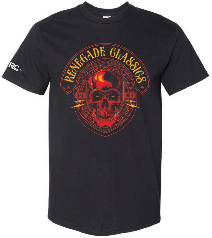RC RENEGADE CLASSICS RED SKULL TSHIRT