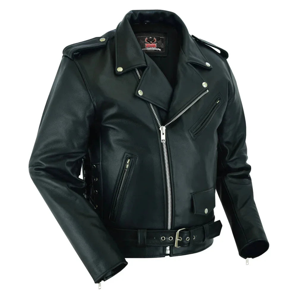 Road Rebel Leather Motorcycle Jacket