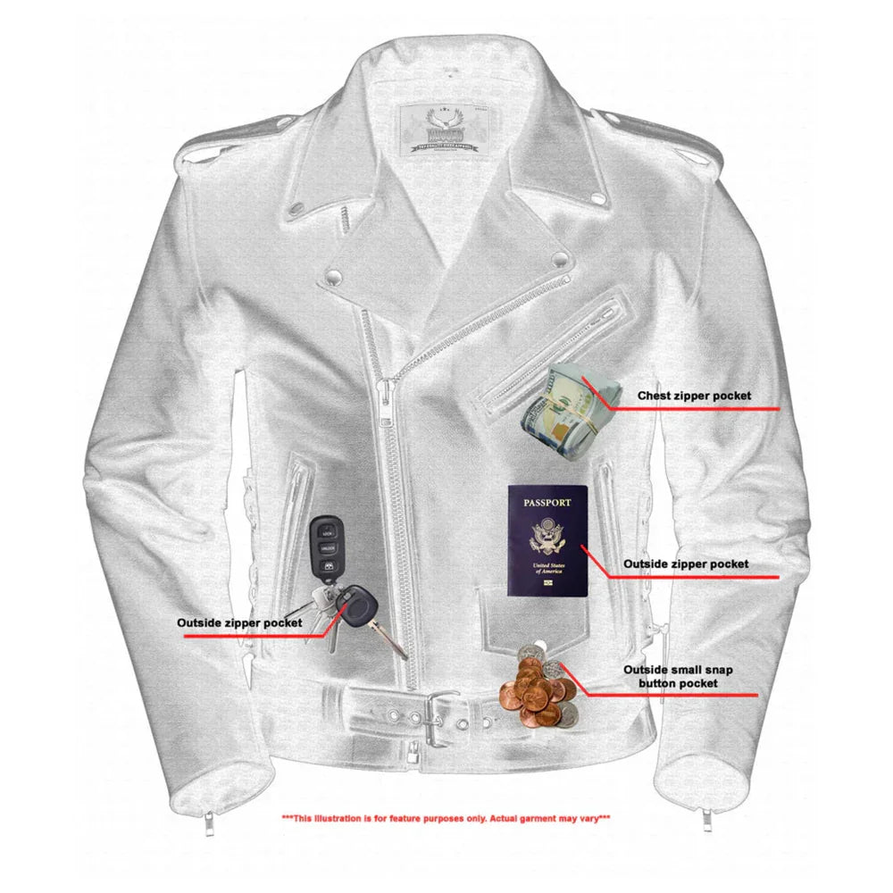 Road Rebel Leather Motorcycle Jacket