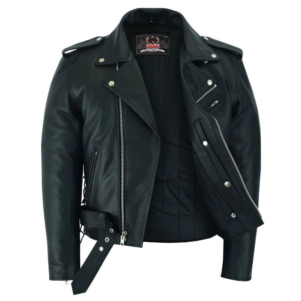 Road Rebel Leather Motorcycle Jacket