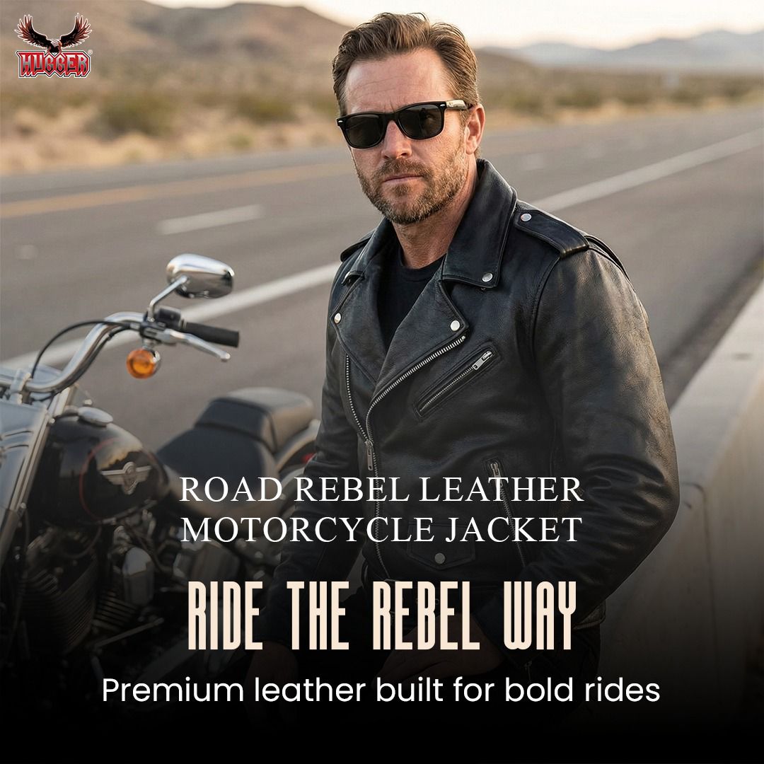 Road Rebel Leather Motorcycle Jacket