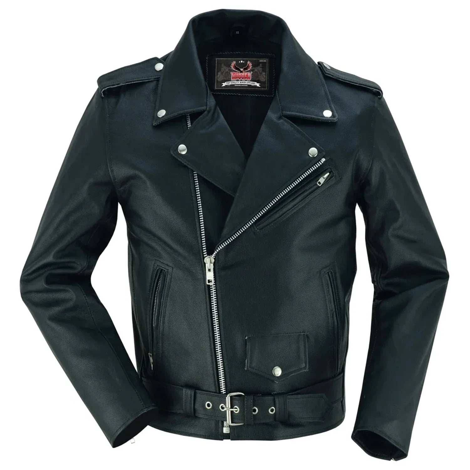 Shadow Marshal Leather Motorcycle Jacket