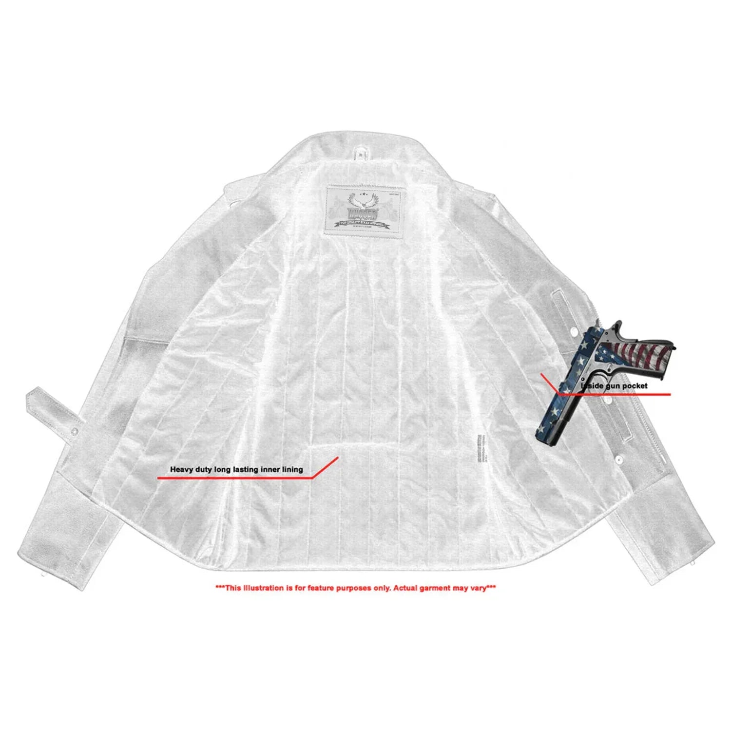 Shadow Marshal Leather Motorcycle Jacket