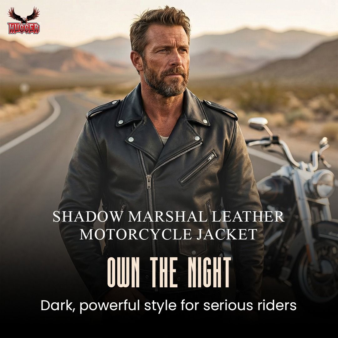 Shadow Marshal Leather Motorcycle Jacket