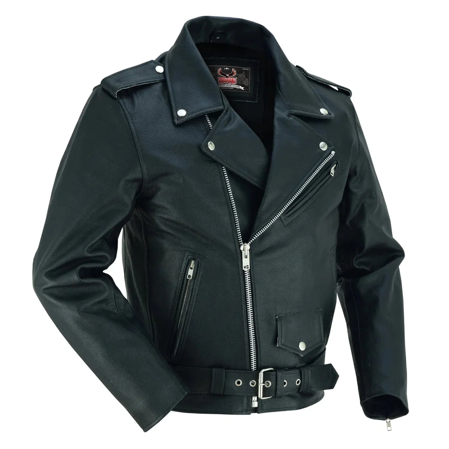 Shadow Marshal Leather Motorcycle Jacket