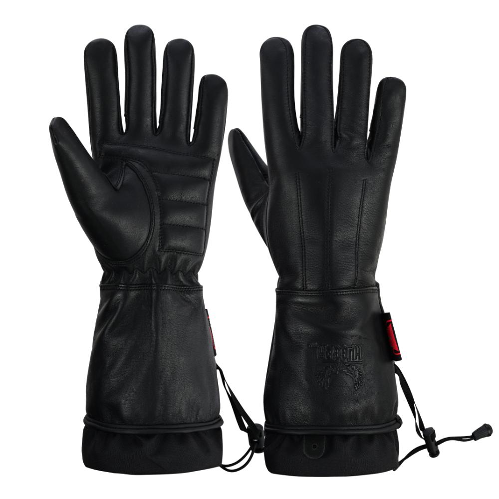 Ladies Lined Technaline Leather Classic Gauntlet Gloves