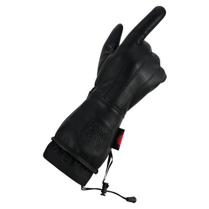 Ladies Lined Technaline Leather Classic Gauntlet Gloves